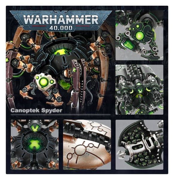 Игровой набор GW - WARHAMMER 40000: NECRONS - CANOPTEK SPYDER 99120110061 фото