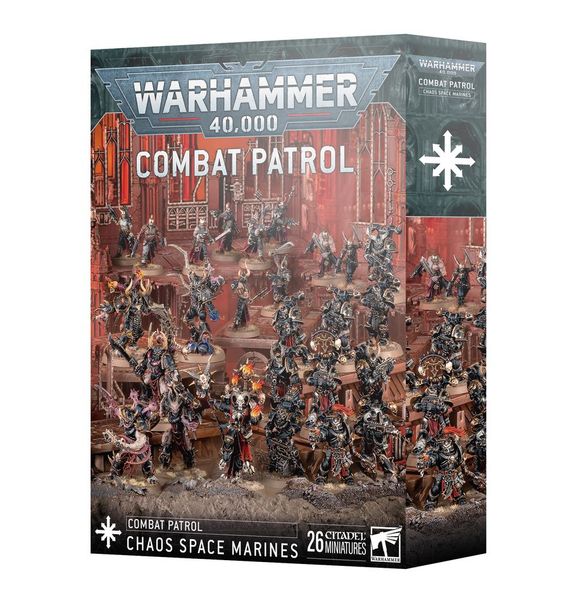 Игровой набор GW - Warhammer 40000: Combat Patrol - Chaos Space Marines 99120102190 фото