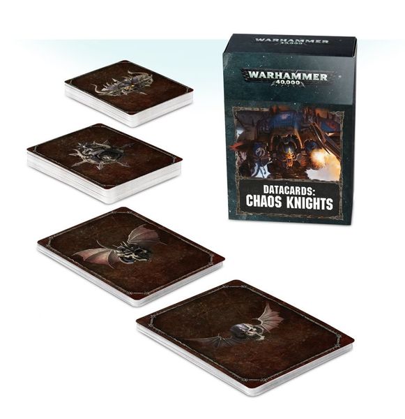 Ігровий набір GW - WARHAMMER 40000: DATACARDS - CHAOS KNIGHTS (ENG) 60220102008 фото