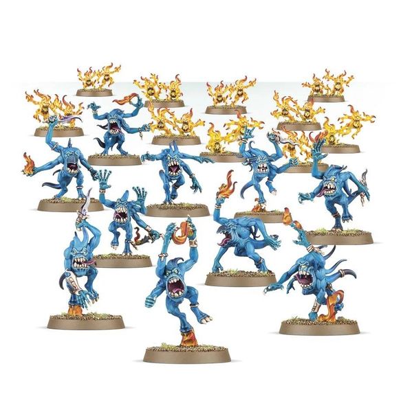 Игровой набор GW - WARHAMMER 40000/AGE OF SIGMAR: DAEMONS OF TZEENTCH - BLUE HORRORS 99129915029 фото