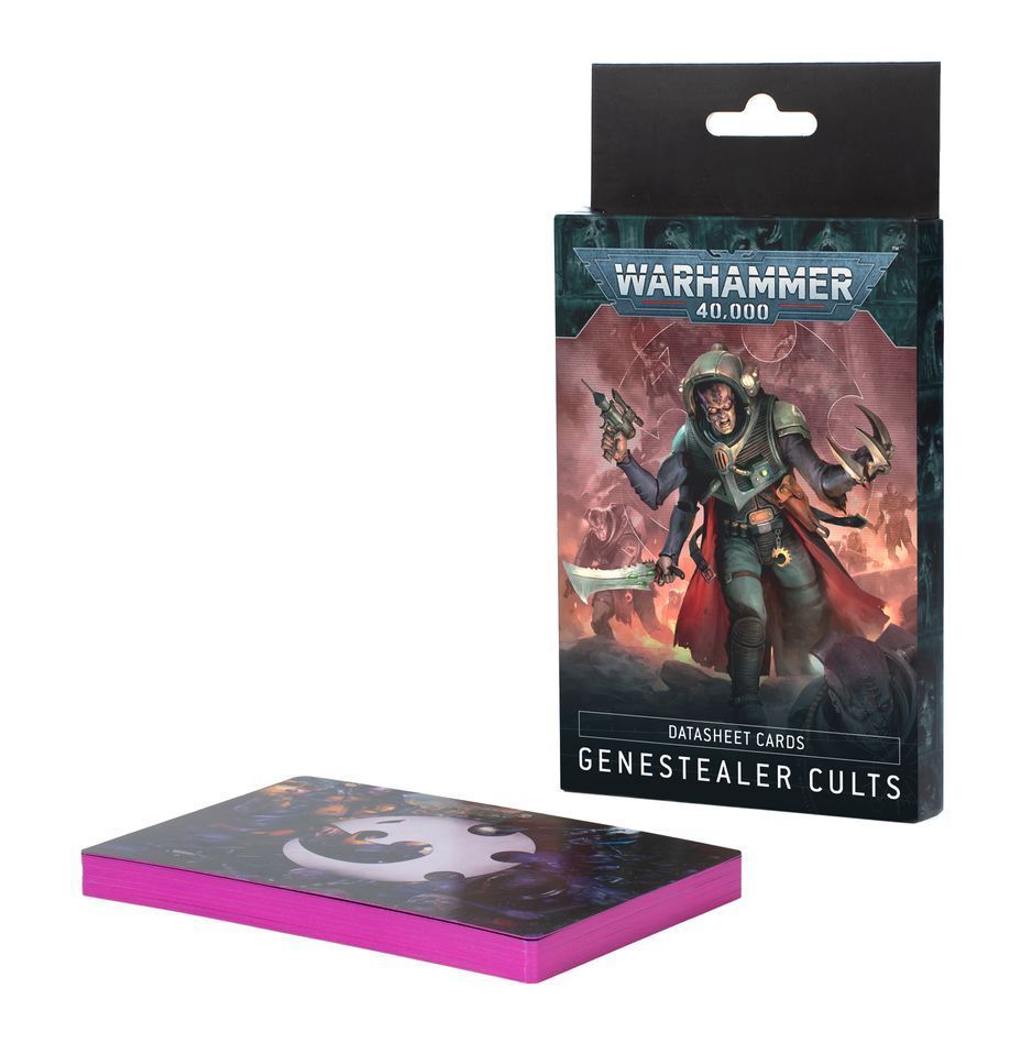 Warhammer 40k Genestealer Cults Datenblatt-Karten – 29 Karten Set Mit Armee-Regeln & Combat Patrol Sheets