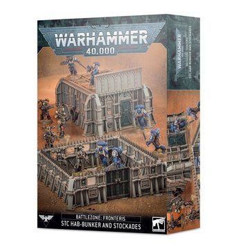 Террейн GW - Warhammer 40000. Battlezone: Fronteris - Stc Hab-bunker and Stockades 99120199094 фото
