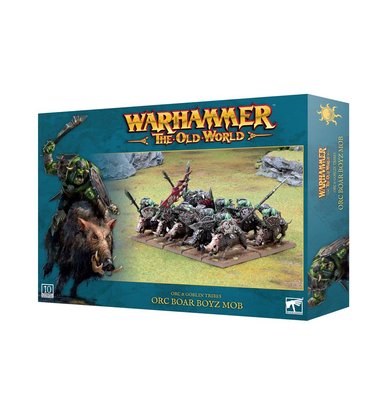 Ігровий набір GW - WARHAMMER. THE OLD WORLD: ORC AND GOBLIN TRIBES - ORC BOAR BOYZ MOB 99122709004 фото