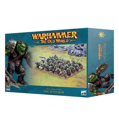 Игровой набор GW - WARHAMMER. THE OLD WORLD: ORC AND GOBLIN TRIBES - ORC BOYZ MOB 99122709002 фото