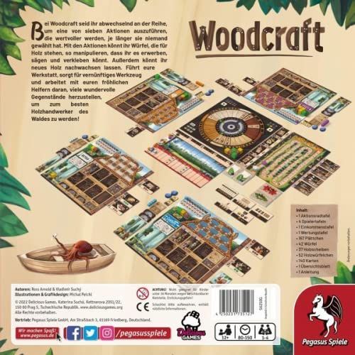 Настольная игра Pegasus Spiele - Woodcraft (Нем) 56250G фото
