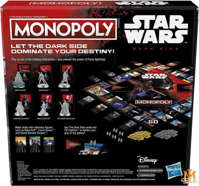 Настольная игра Hasbro Gaming - Monopoly. Star Wars: Dark Side Edition (Англ) F6167UE21 фото