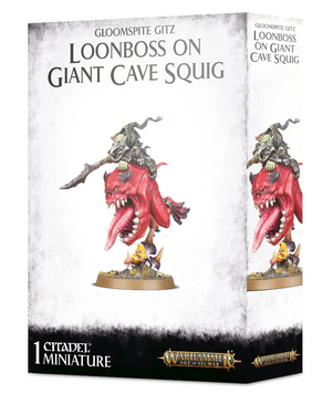 Ігровий набір GW - Age of Sigmar: Gloomspite Gitz - Loonboss on Giant Cave Squig 99120209103 фото