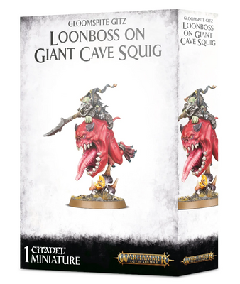 Мініатюра Warhammer Age of Sigmar Loonboss on Giant Cave Squig 99120209103 фото