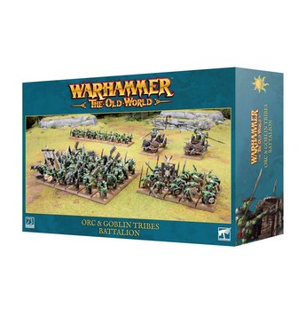 Ігровий набір GW - WARHAMMER. THE OLD WORLD: ORC AND GOBLIN TRIBES - BATTALION 99122709008 фото