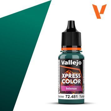 Акрилова фарба Xpress Color Intense Vallejo - Єретична Бірюза (Heretic Turquoise), 18 мл
