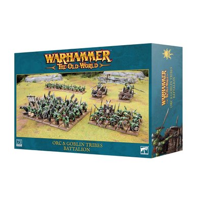Игровой набор GW - WARHAMMER. THE OLD WORLD: ORC AND GOBLIN TRIBES - BATTALION 99122709008 фото