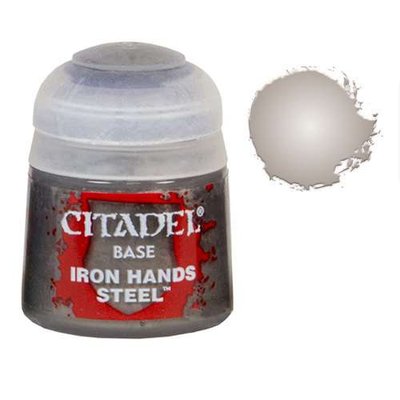 Фарба Citadel - BASE: IRON HANDS STEEL (12ML) (6-PACK) 9918995025106 фото