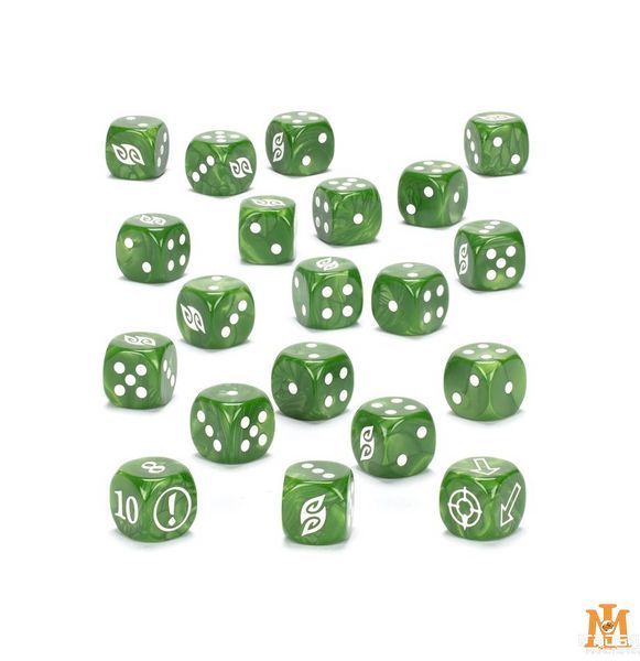 Игральные кубы GW - The Old World: Wood Elf Realms Dice 99222704001 фото