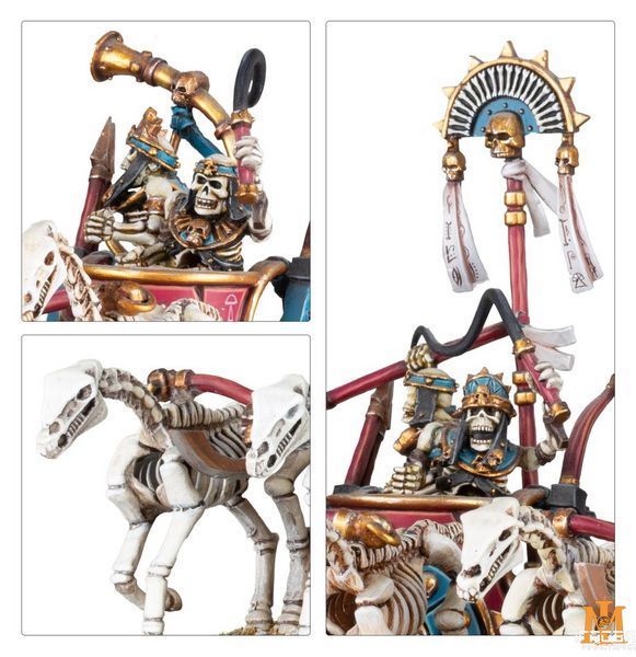 Игровой набор GW - Warhammer. The Old World: Tomb Kings of Khemri - Skeleton Chariots 99122717004 фото