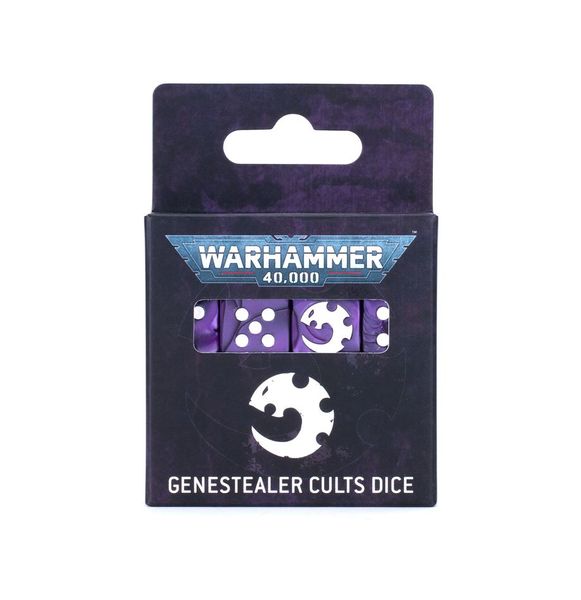 Гральні куби GW - Warhammer 40000: Genestealer Cults Dice (2024) 99220117004 фото