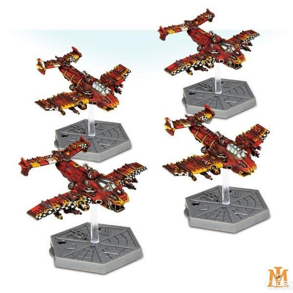 Ігровий набір GW - Aeronautica Imperialis: Ork Air Waaagh! Fighta Bommerz 99121803002 фото