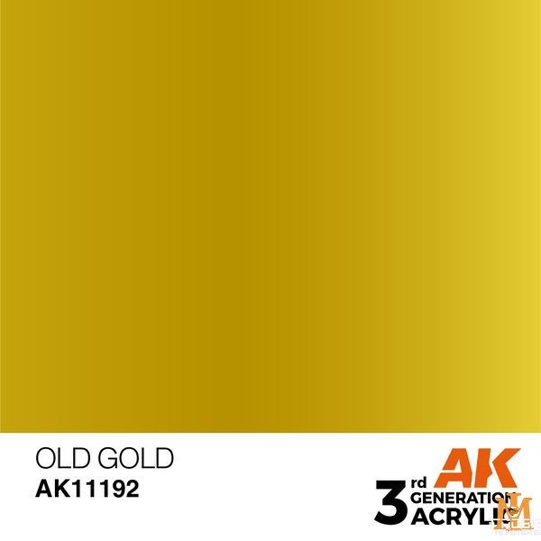 Фарба AK - Metallic: Old Gold AK11192 фото