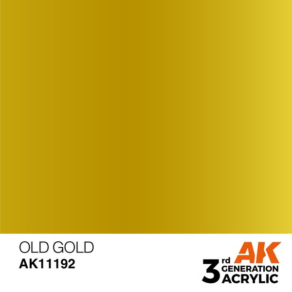 Фарба AK - Metallic: Old Gold AK11192 фото