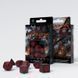 Набор кубиков Q Workshop - Dice Set. Dragons Black and red SDRA06 фото 1