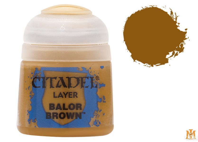 Краска Citadel - Layer: Balor Brown (12ml) (6-pack) 9918995104306 фото