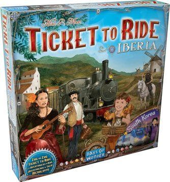 Настольная игра Days Of Wonder - Ticket to Ride Map Collection8: Iberia and South Korea (дополнение) (англ) DOW720138 фото