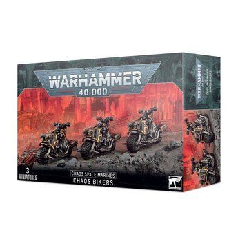 Ігровий набір GW - Warhammer 40000: Chaos Space Marines - Chaos Bikers 99120102167 фото