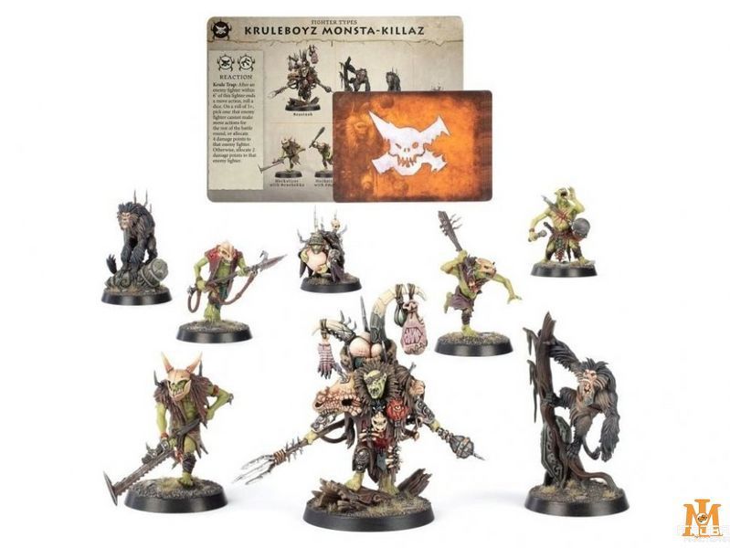 Ігровий набір GW - Age of Sigmar. Warcry: Orruk Warclans - Kruleboyz Monsta Killaz 99120209116 фото