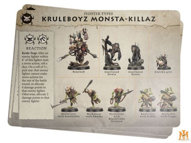 Ігровий набір GW - Age of Sigmar. Warcry: Orruk Warclans - Kruleboyz Monsta Killaz 99120209116 фото