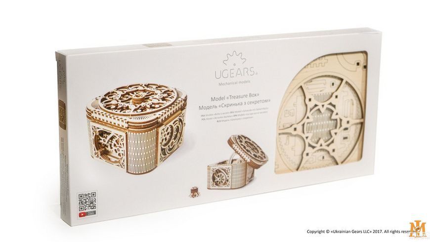 Конструктор UGears - Шкатулка с секретом UG700311 фото