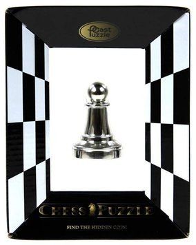 Головоломка Cast Puzzle - Chess Пішак (чорний) (англ) 473675 фото