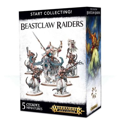 Набір мініатюр Warhammer Age of Sigmar Start Collecting! Beastclaw Raiders 99120213018 фото