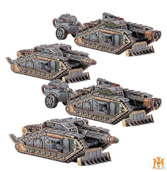 Ігровий набір GW - Warhammer. The Horus Heresy. Legions Imperialis: Solar Auxilia - Malcador Infernus and Valdors Tank Destroyers 99122605009 фото