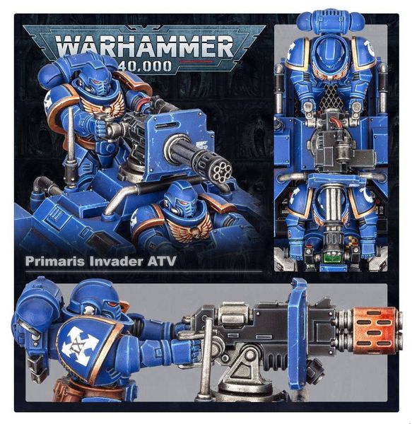 Игровой набор GW - WARHAMMER 40000: SPACE MARINES - PRIMARIS INVADER ATV 99120101271 фото