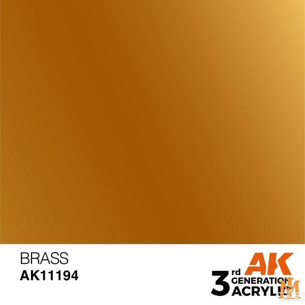 Фарба AK - Metallic: Brass AK11194 фото