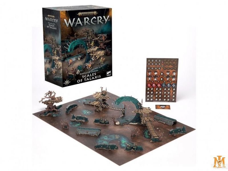 Террейн GW - Age of Sigmar. Warcry: Ravaged Lands - Scales of Talaxis 99120299105 фото
