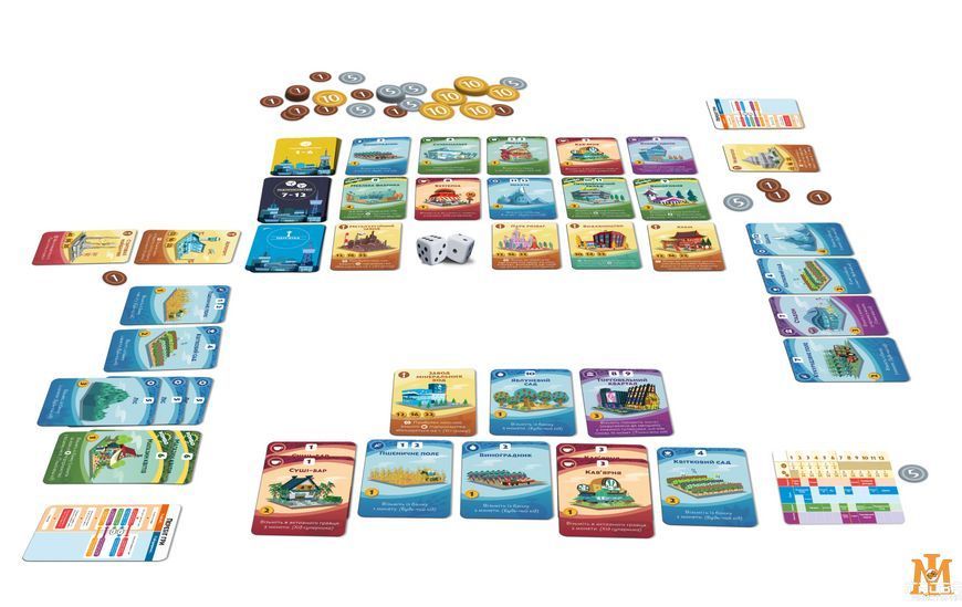 Настольная игра ROZUM - Наши города: Мачи Коро 2 / Machi Koro 2 (Укр) R059UA фото