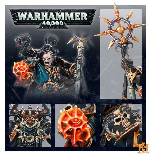 Игровой набор GW - Warhammer 40000: Chaos Space Marines - Sorcerer 99070102015 фото
