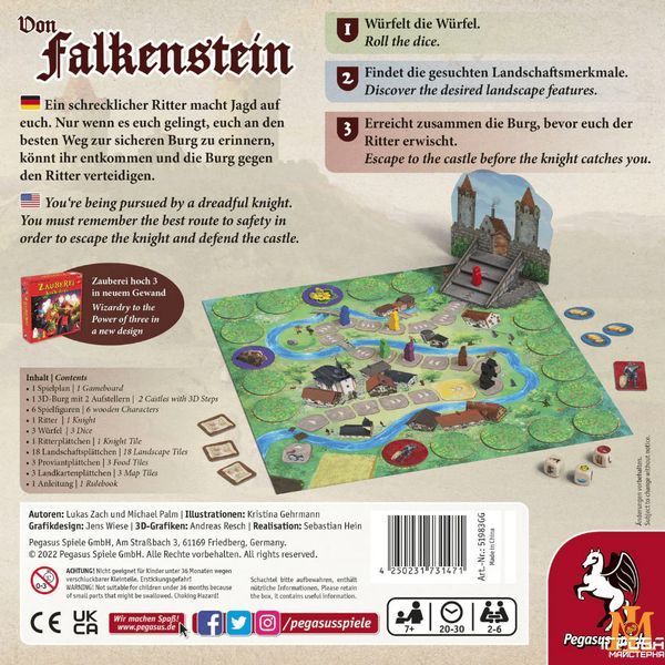 Настольная игра Pegasus Spiele - Von Falkenstein (Англ) 51983G фото