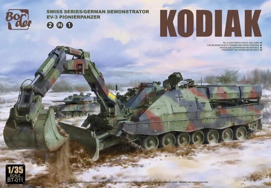 Сборная модель Border Model - 1/35 Инженерная машина Kodiak BT-011 фото