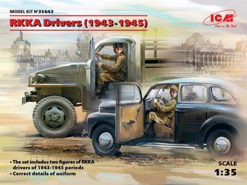Збірна модель ICM - Водії РСЧА (1943-1945) (2 фігури) (1:35) 35643 фото