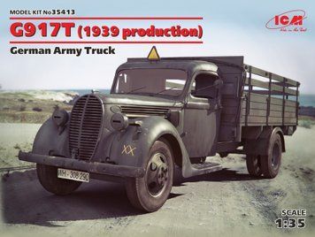 Збірна модель ICM - G917T (виробництва 1939), німецький вантажний автомобіль (1:35) 35413 фото