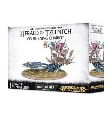 Мініатюра Warhammer 40000 Herald of Tzeentch on Burning Chariot 99129915030 фото
