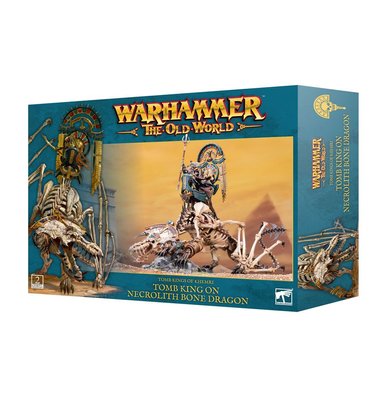 Игровой набор GW - WARHAMMER. THE OLD WORLD: TOMB KINGS OF KHEMRI - TOMB KING ON NECROLITH BONE DRAGON 99122717001 фото
