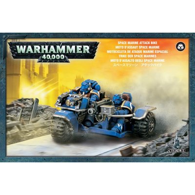 Игровой набор GW - WARHAMMER 40000: SPACE MARINE ATTACK BIKE 99120101030 фото