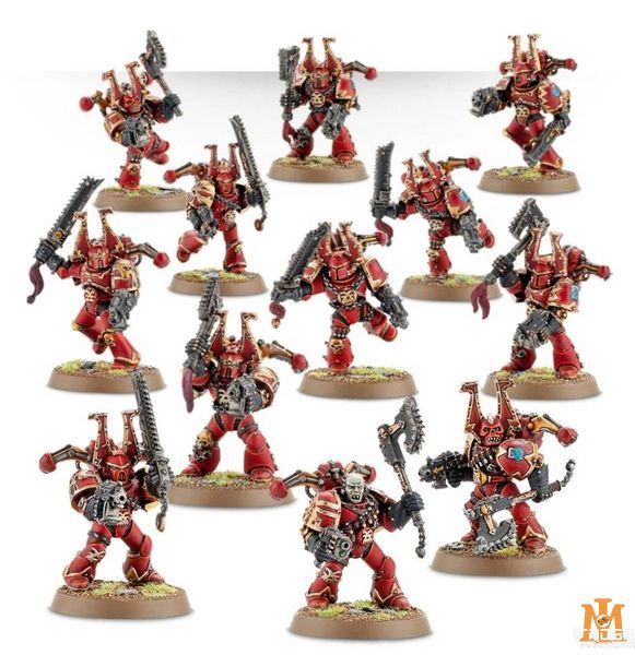 Игровой набор GW - Warhammer 40000: Chaos Space Marines - Khorne Berzerkers 99120102005 фото