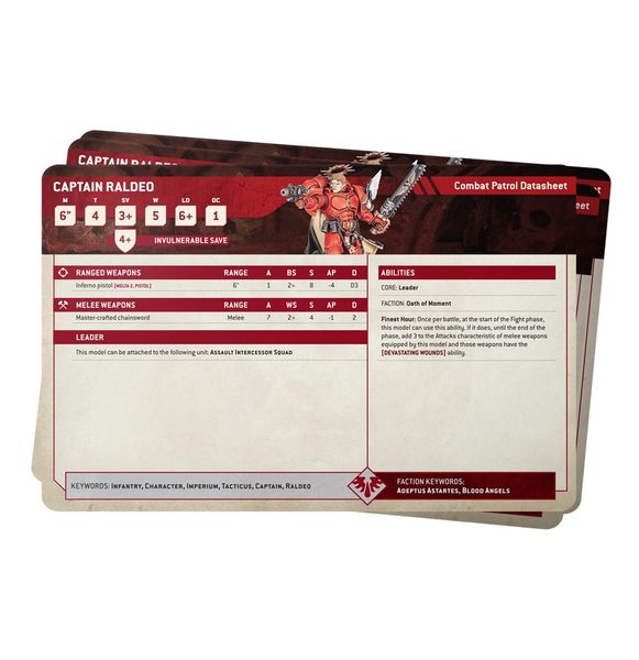 Ігровий набір GW - Datasheet Cards: Blood Angels (Eng) 60050101022 фото