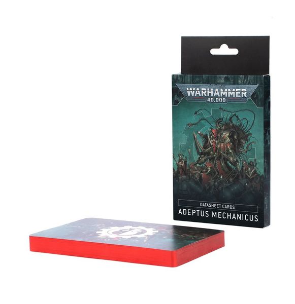 Ігровий набір GW - WARHAMMER 40000: DATASHEET CARDS - ADEPTUS MECHANICUS (10TH ED.) (ENG) 60050116002 фото