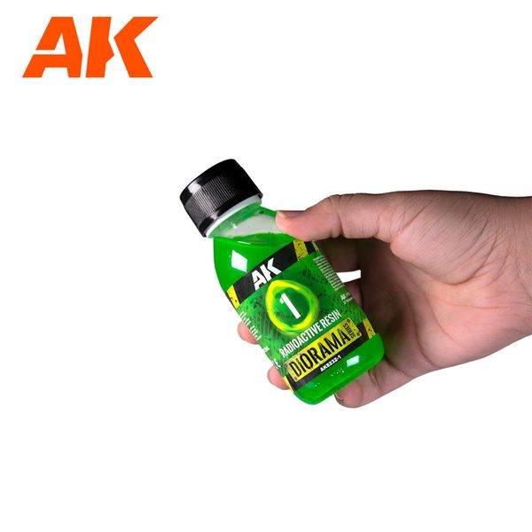 Эпоксидная Смола AK - Epoxy Resin: Resin Radioactive Water - 2 Components (180ml) AK8232 фото