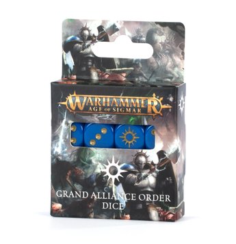 Гральні куби GW - Age of Sigmar: Grand Alliance Order Dice 99220299090 фото