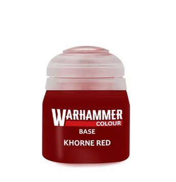 Краска Warhammer Colour (Citadel) - Base: Khorne Red (12ml) 99189950268 фото